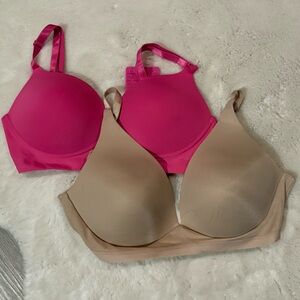 Pink STRM LINE Intimates Bra 34C wireless NWOT